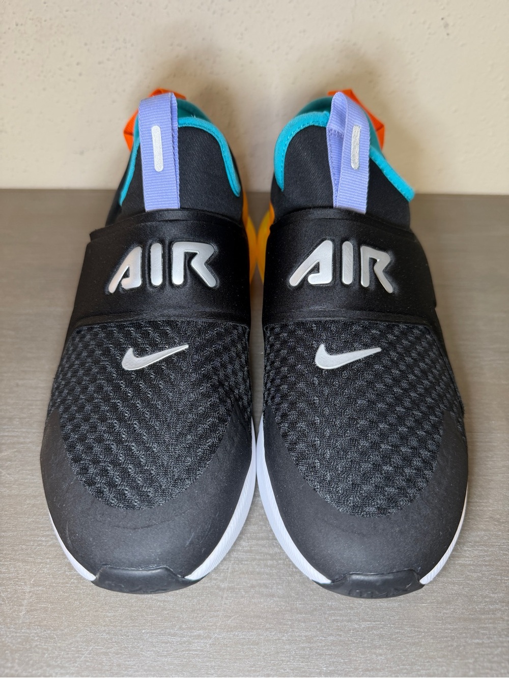 Nike Air Max 270 Extreme Black Laser Orange GS Youth Size 6.5Y Running Shoes - Picture 5 of 10